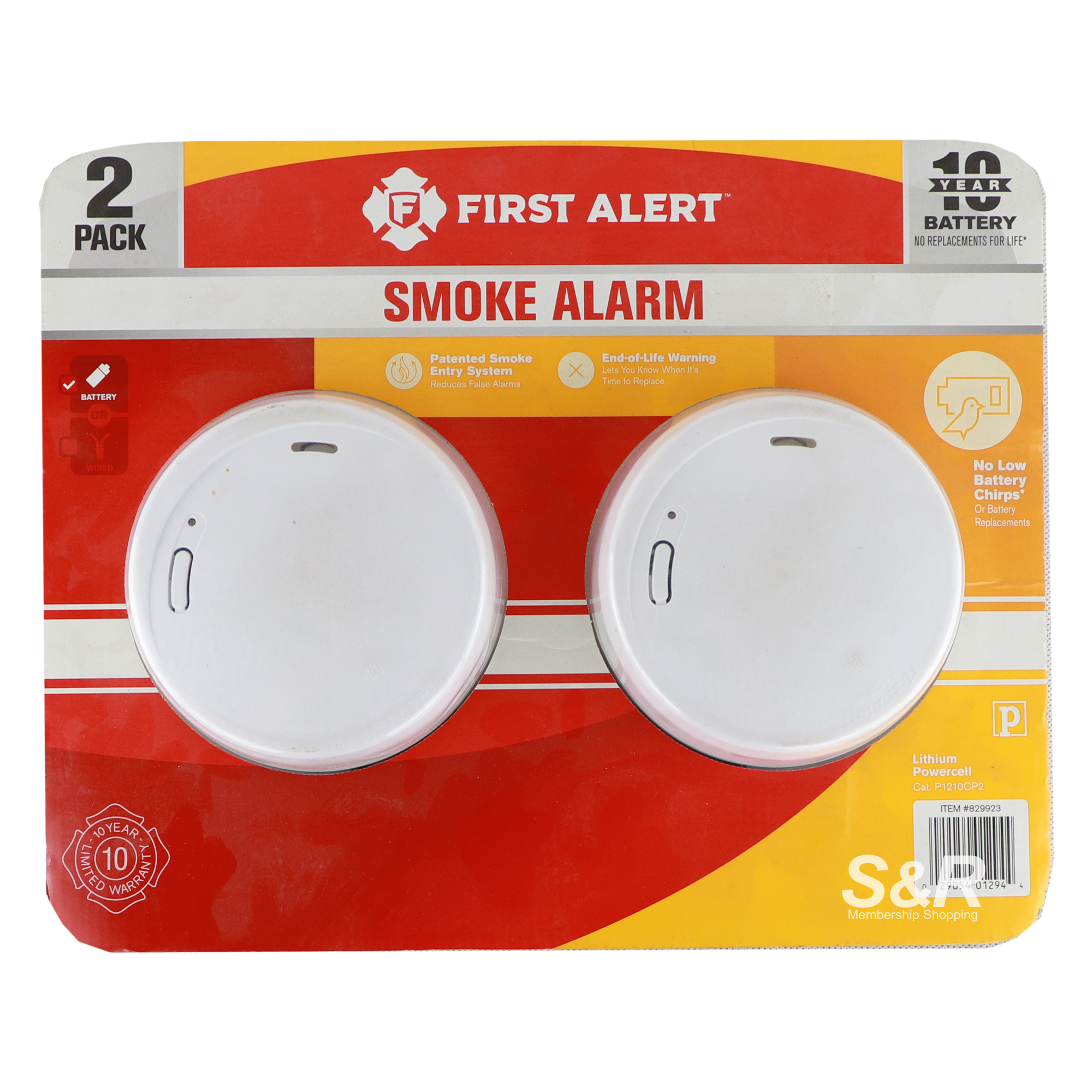 First Alert Smoke Alarm 2pcs First Alert Smoke Alarm 2pcs